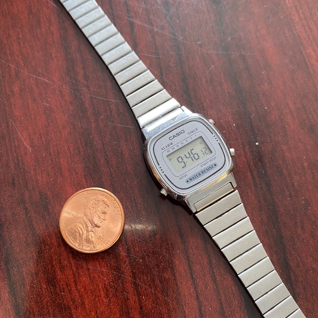 Casio Digital Watch Silver Color